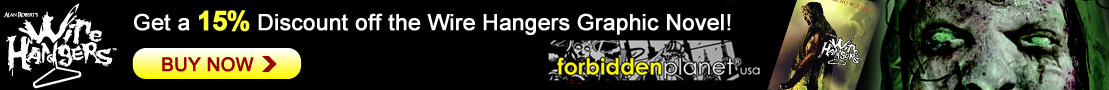Wire Hangers Graphic Novel on sale at Forbidden Planet